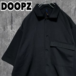 ドープス(DOOPZ)の【美品】DOOPZ ドープス 半袖カバーボタンワイドシャツ オーバーサイズ(シャツ)