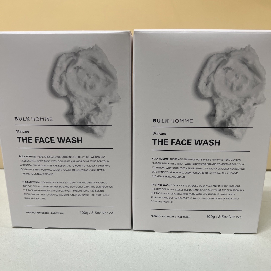 BULK HOMME(バルクオム)のTHE FACE WASH(洗顔料) 2個セット コスメ/美容のスキンケア/基礎化粧品(洗顔料)の商品写真