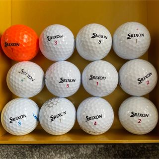 スリクソン(Srixon)のSRIXON ロストボール  白　オレンジ12球1ダース　スリクソン(その他)