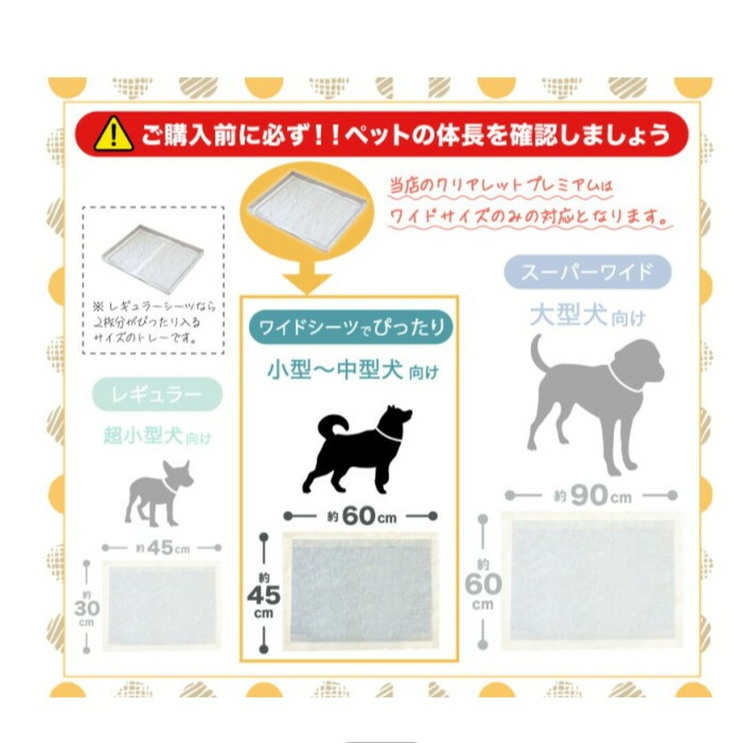 犬　トイレトレー&飛散ガード　セット品 その他のペット用品(犬)の商品写真