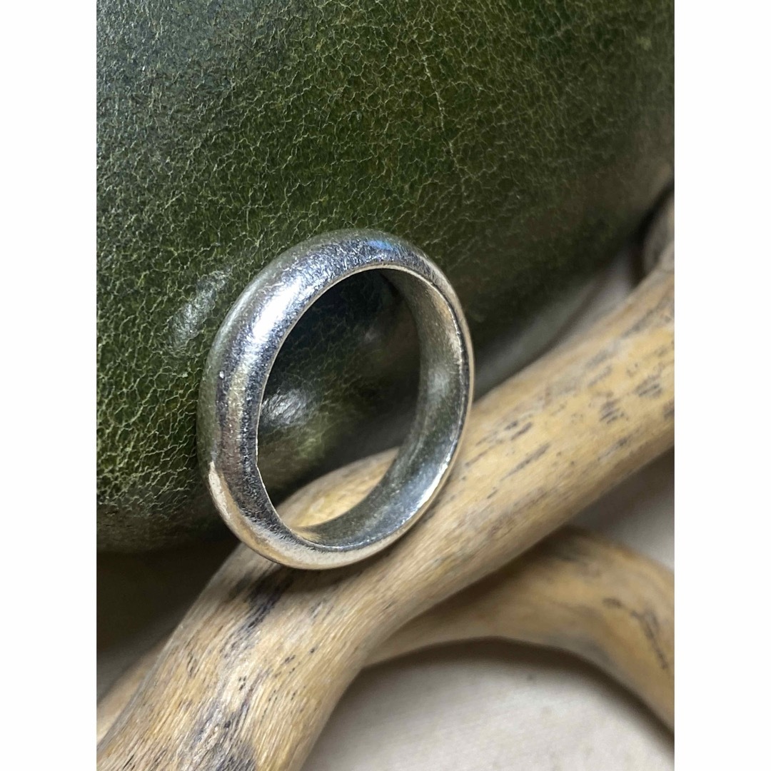 カレン甲丸ラウンドKaren silverリングシンプル幅広銀指輪プレーンR6イ メンズのアクセサリー(リング(指輪))の商品写真