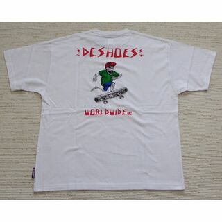 ディーシーシューズ(DC SHOES)のディーシー スケートスカル Tシャツ バックプリント 半袖 DST242006(Tシャツ/カットソー(半袖/袖なし))