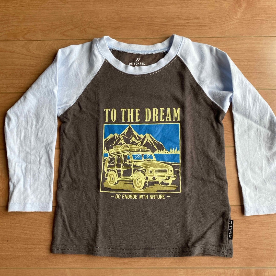 キムラタン(キムラタン)のキッズ　カットソー　100㎝ キッズ/ベビー/マタニティのキッズ服男の子用(90cm~)(Tシャツ/カットソー)の商品写真