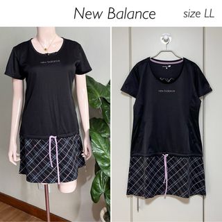 ニューバランス(New Balance)のNew Balance チェック柄 チュニックワンピース(ミニワンピース)