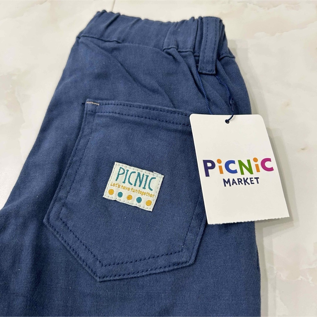 mikihouse(ミキハウス)の【新品】PiCNiC ミキハウストレード パンツ ズボン ネイビー 100 キッズ/ベビー/マタニティのキッズ服男の子用(90cm~)(パンツ/スパッツ)の商品写真