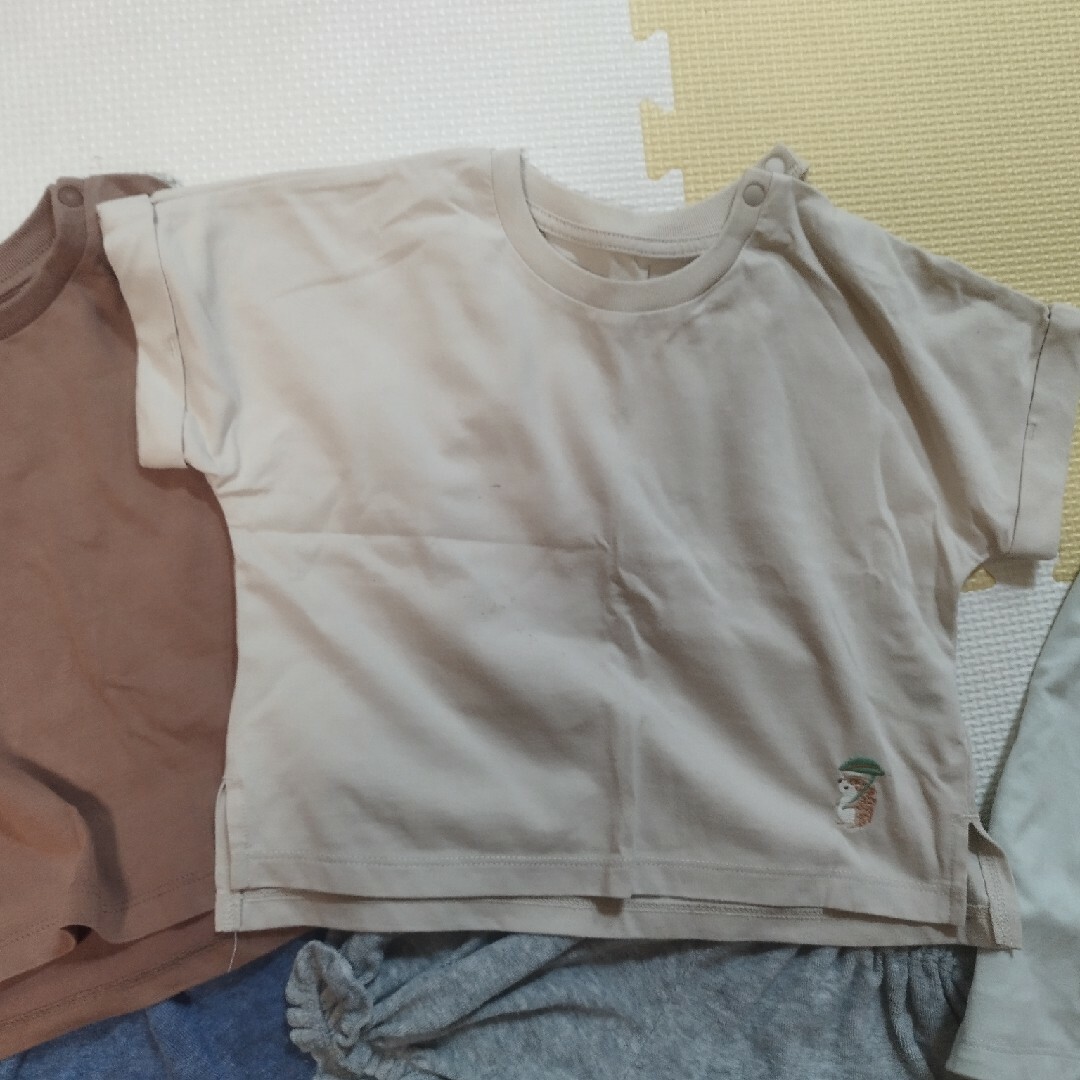 UNIQLO(ユニクロ)のユニクロセット キッズ/ベビー/マタニティのベビー服(~85cm)(Ｔシャツ)の商品写真