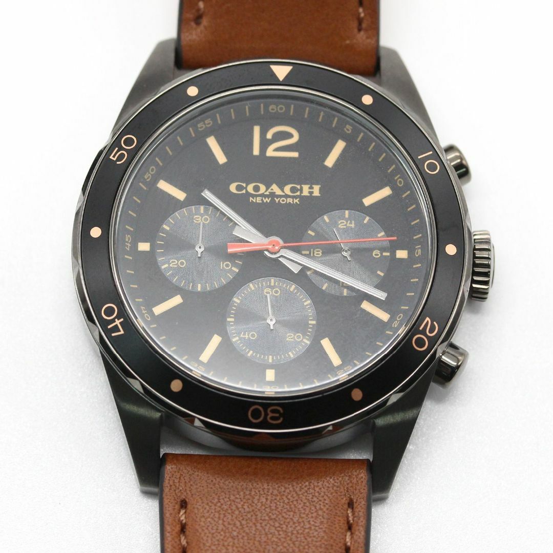 COACH(コーチ)の【未使用保管品】コーチ　腕時計　クロノグラフ　クォーツ　メンズ　A04917 メンズの時計(腕時計(アナログ))の商品写真