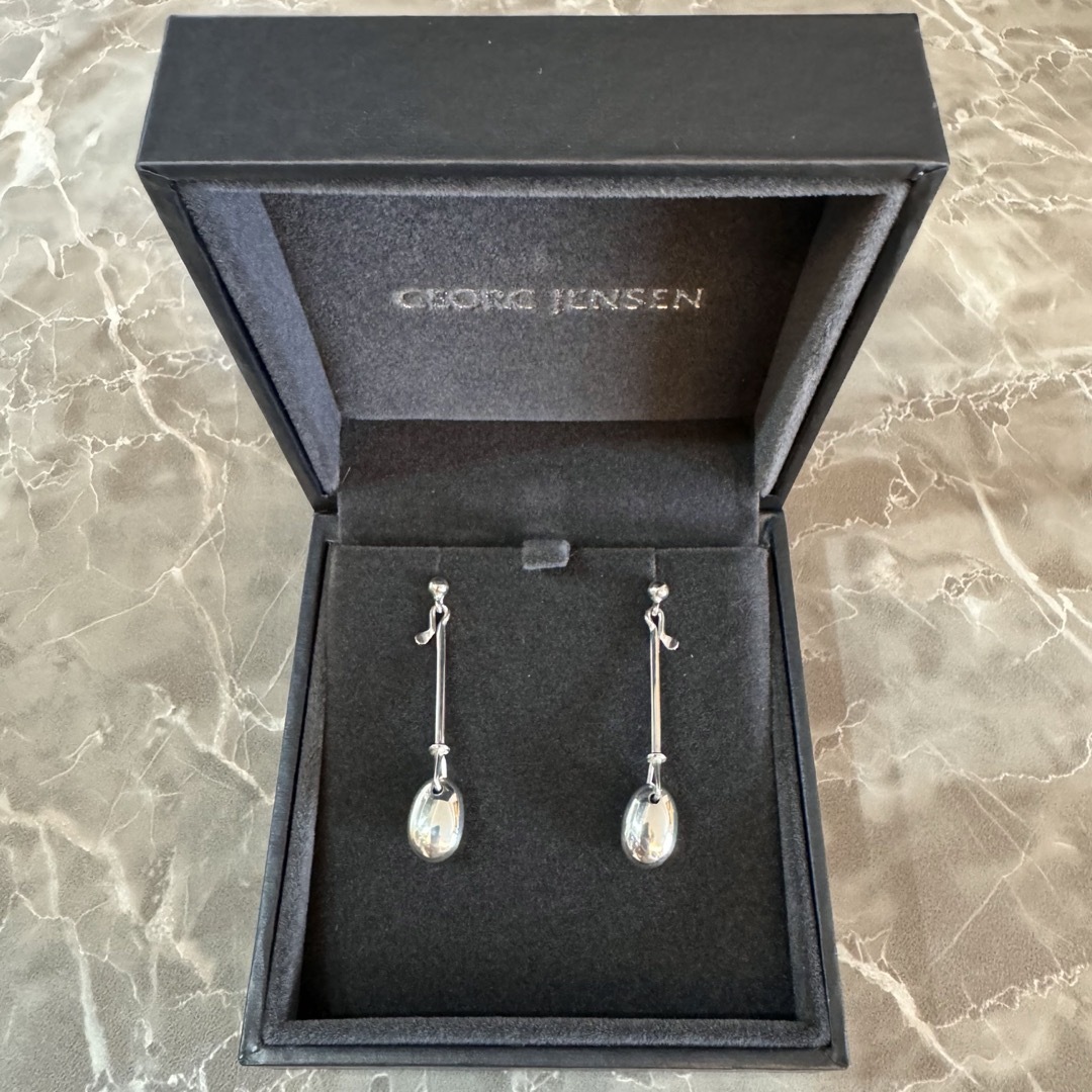 Georg Jensen(ジョージジェンセン)の【美品】ジョージジェンセン Dew Drop ピアス レディースのアクセサリー(ピアス)の商品写真