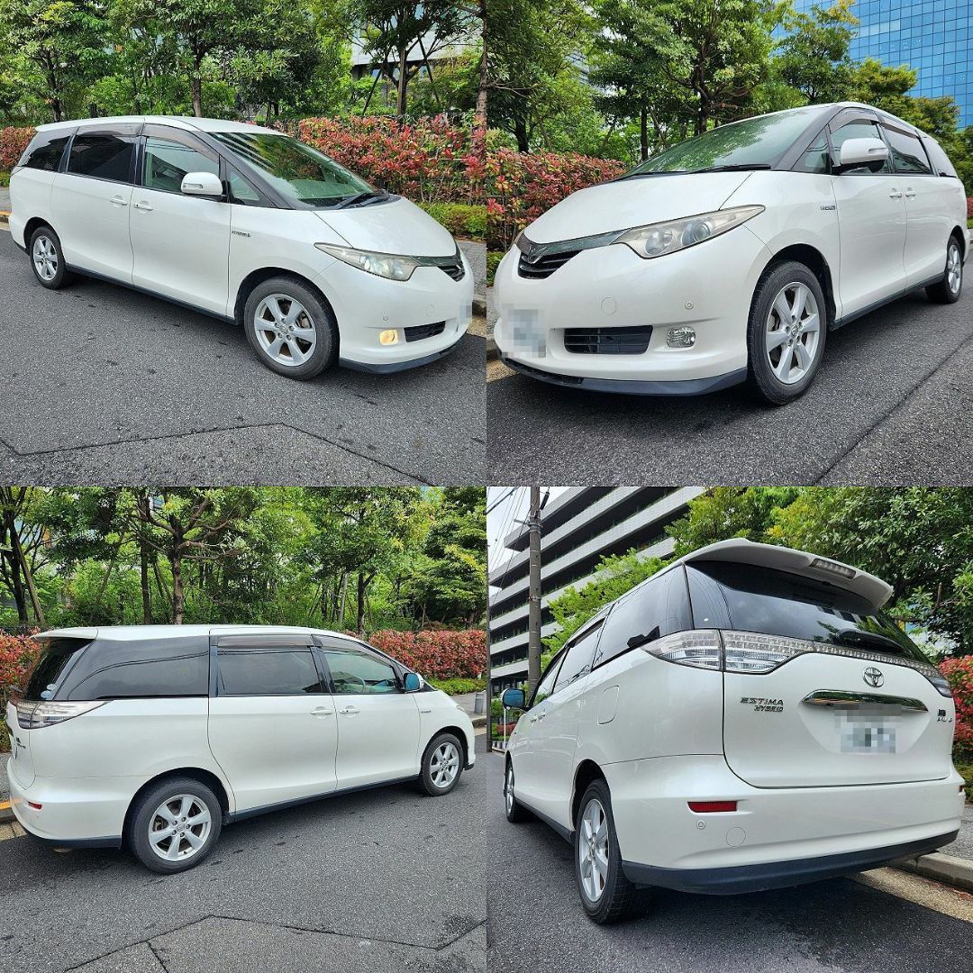 トヨタ(トヨタ)の☆車検たっぷり！エスティマHVハイブリッド「G」ドラレコ 後席用モニター 8人乗 自動車/バイクの自動車(車体)の商品写真