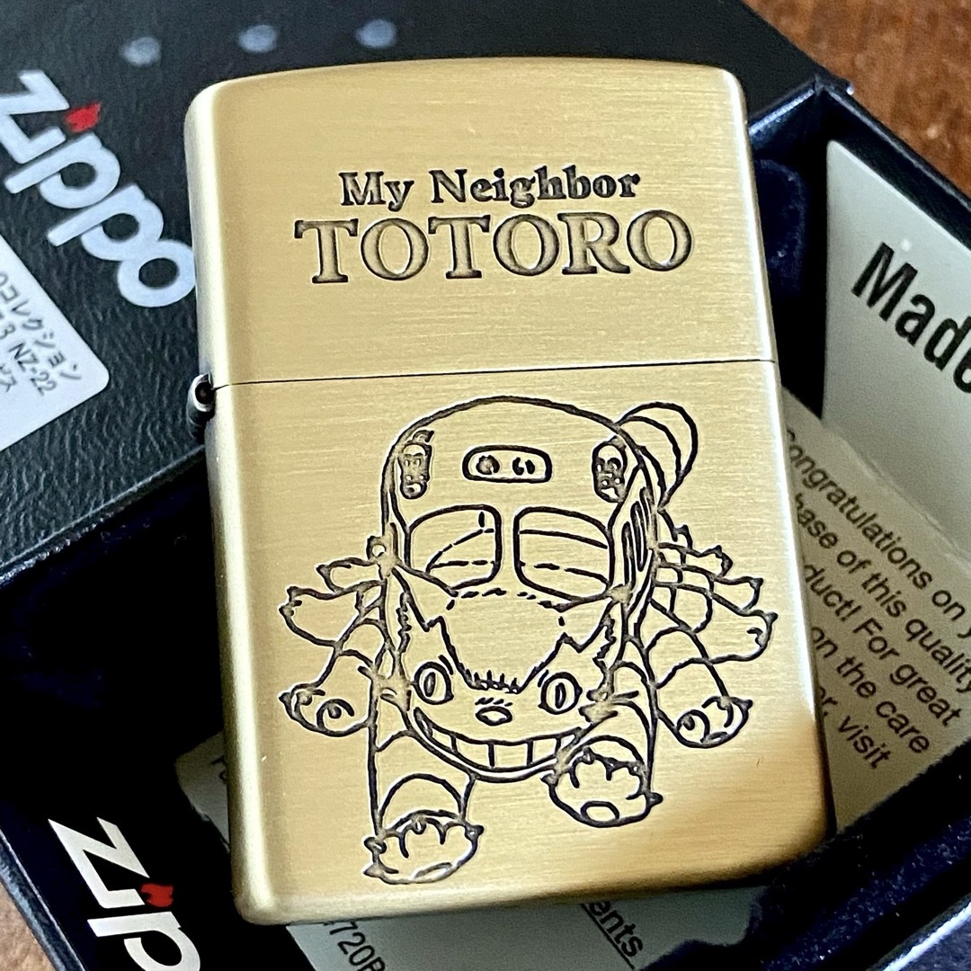 ZIPPO(ジッポー)のZippo となりのトトロ ネコバス 3 ジブリ ジッポー ライター NZ-22 メンズのファッション小物(タバコグッズ)の商品写真