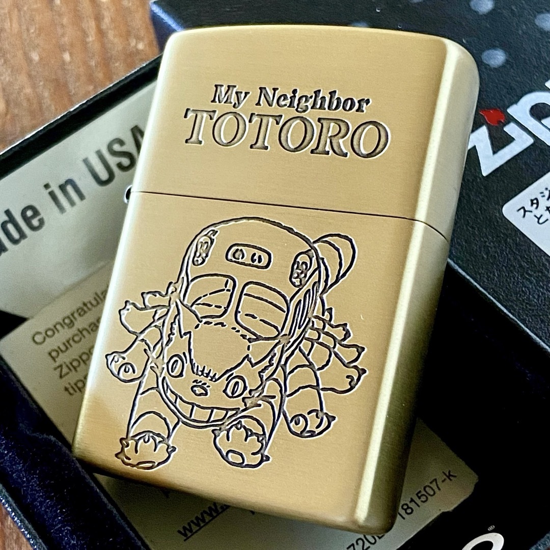 ZIPPO(ジッポー)のZippo となりのトトロ ネコバス 3 ジブリ ジッポー ライター NZ-22 メンズのファッション小物(タバコグッズ)の商品写真