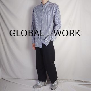 GLOBAL WORK - GLOBAL WORK スラックス ストラップシャツ セット