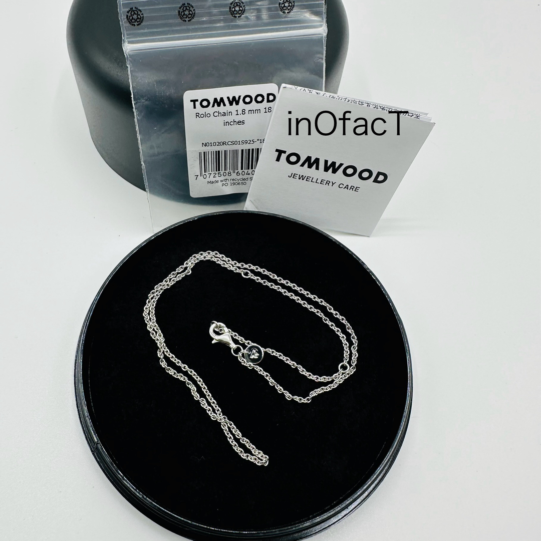 TOM WOOD(トムウッド)のTOM WOOD Rolo Chain トムウッド ロロ チェーン ネックレス メンズのアクセサリー(ネックレス)の商品写真