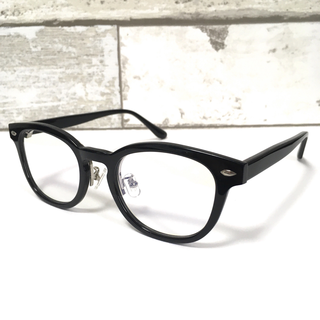 メガネフレーム  跳ね上げ フィリップアップ ブラック メンズ レディース メンズのファッション小物(サングラス/メガネ)の商品写真