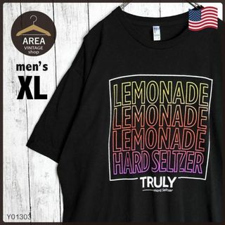 American Apparel - 古着アメリカンアパレルアメリカTシャツ半袖メンズXLサイズUSAレモネード