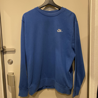 ナイキ(NIKE)のNIKE ナイキ SWEAT スウェット 青 ブルー L(スウェット)