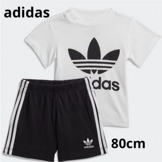 アディダス(adidas)のトレフォイルTシャツ ☆ショートパンツ☆アディダスオリジナルス　80cm(パンツ)