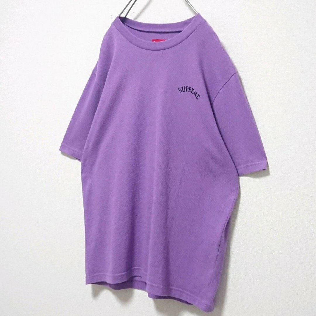 Supreme(シュプリーム)の人気 定番 モデル シュプリーム 刺繍 ロゴ オーバーサイズ 半袖 Tシャツ レディースのトップス(Tシャツ(半袖/袖なし))の商品写真