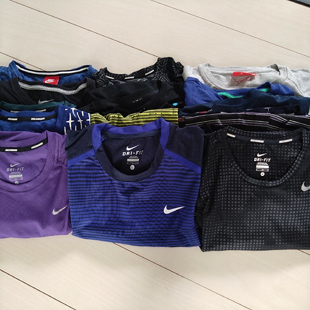 NIKE(ナイキ)の【まとめ売り】NIKE　他　スポーツTシャツ　メンズM、Lサイズ16枚セット メンズのトップス(Tシャツ/カットソー(半袖/袖なし))の商品写真