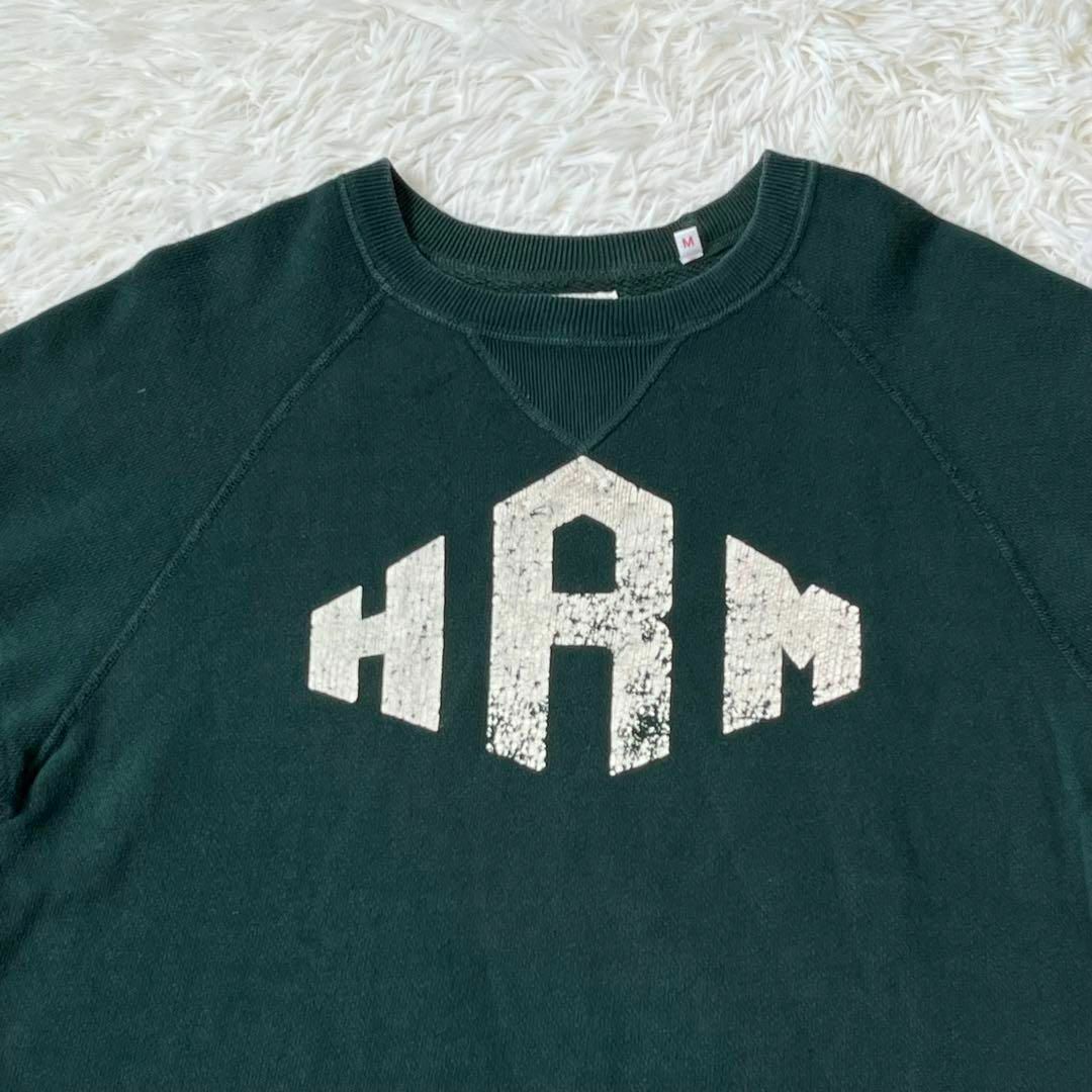 HOLLYWOOD RANCH MARKET(ハリウッドランチマーケット)のHRM ハリラン　ハリウッドランチマーケット　スウェット　Tシャツ　ロゴ　カット メンズのトップス(Tシャツ/カットソー(半袖/袖なし))の商品写真