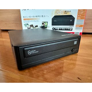 バッファロー(Buffalo)のBUFFALO  外付けDVDドライブ  USB2.0用  DVSM-24U2T(PC周辺機器)