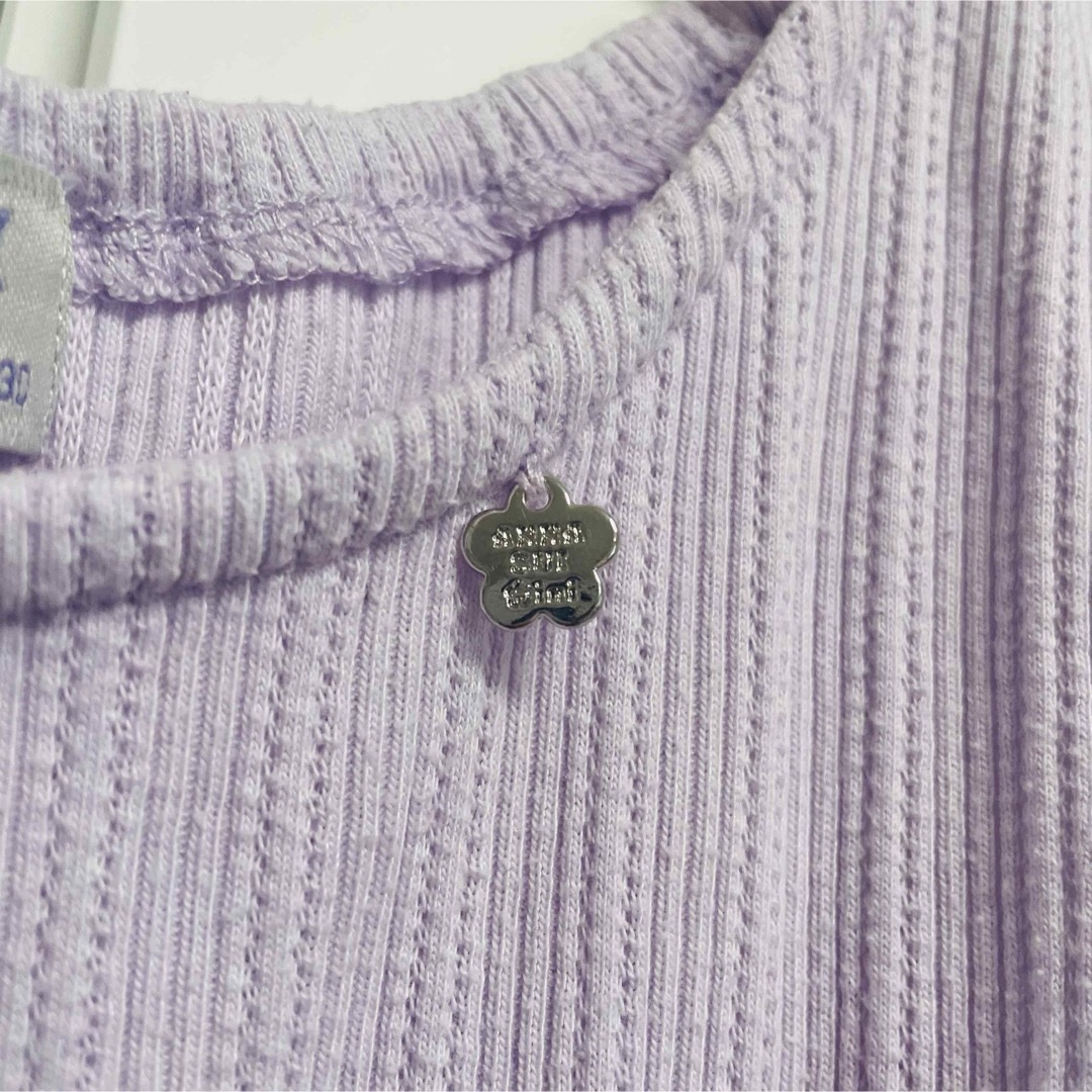 ANNA SUI mini(アナスイミニ)のANNA SUI mini(アナスイミニ)　レースTシャツ　130cm キッズ/ベビー/マタニティのキッズ服女の子用(90cm~)(Tシャツ/カットソー)の商品写真