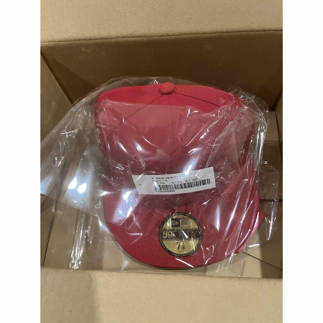 Supreme(シュプリーム)のSupreme MLB Teams Box Logo New Era Red メンズの帽子(キャップ)の商品写真