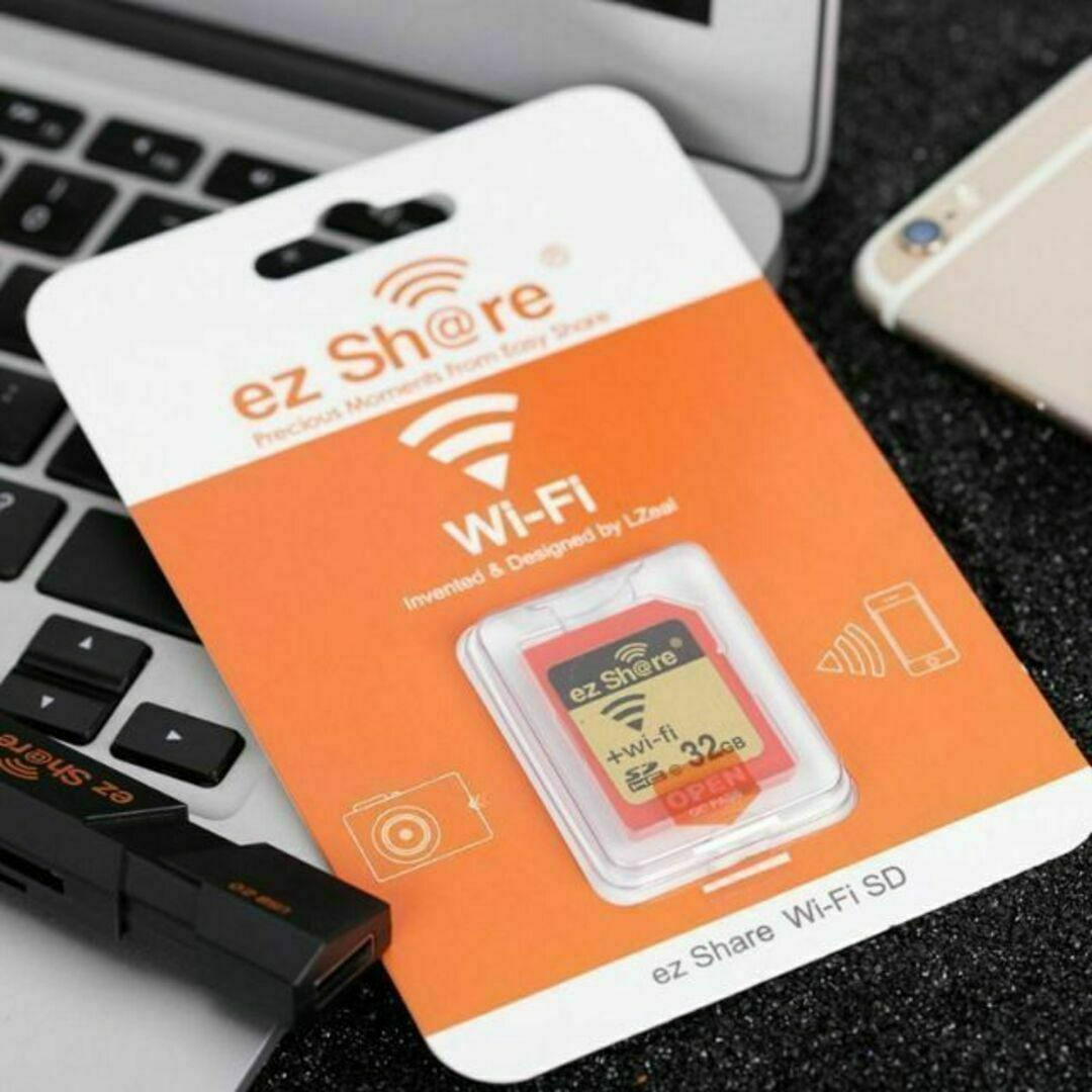 C001 ezShare 32G WiFi SDカード FlashAir同等 スマホ/家電/カメラのカメラ(デジタル一眼)の商品写真