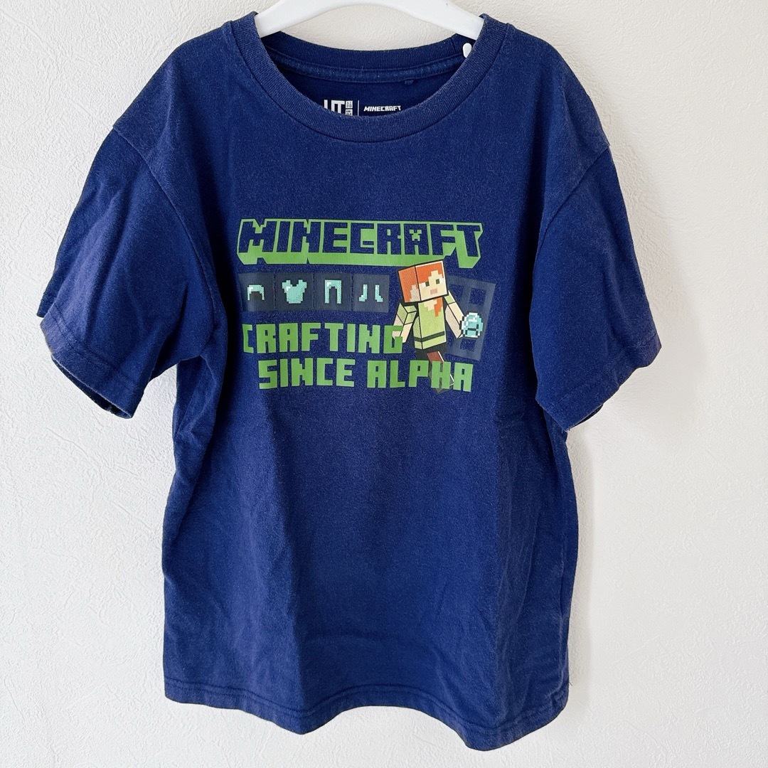 UNIQLO(ユニクロ)のマイクラＴシャツ＊マインクラフト＊ＵＴ＊130cm＊ユニクロ キッズ/ベビー/マタニティのキッズ服男の子用(90cm~)(Tシャツ/カットソー)の商品写真