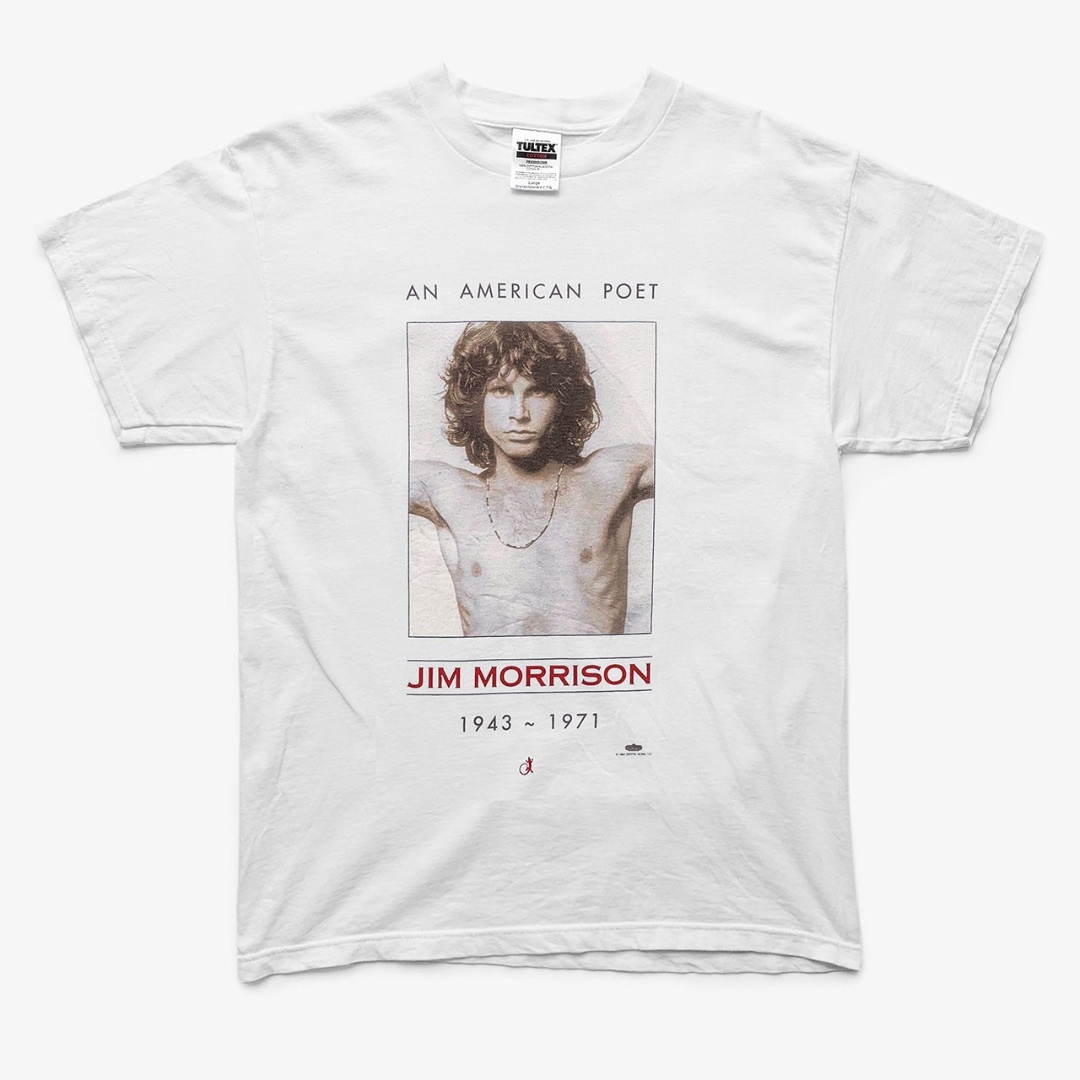 VINTAGE(ヴィンテージ)の野村訓市着用｜1994ヴィンテージ Jim Morrison Tシャツ [L] メンズのトップス(Tシャツ/カットソー(半袖/袖なし))の商品写真