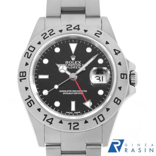 ロレックス(ROLEX)のロレックス エクスプローラーII 16570 ブラック Y番 メンズ 中古 腕時計(腕時計(アナログ))