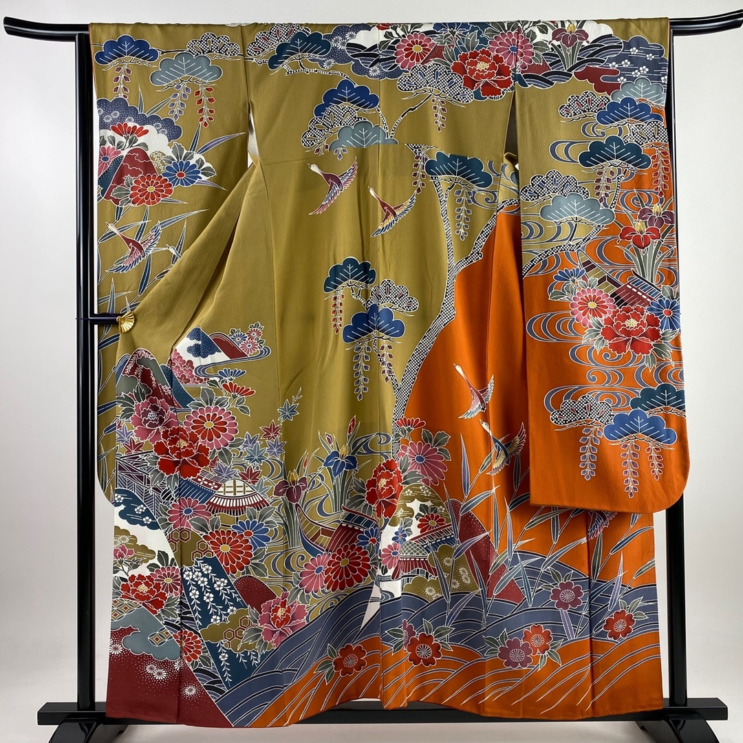 振袖 身丈158.5cm 裄丈65cm 正絹 名品 【中古】 レディースの水着/浴衣(着物)の商品写真