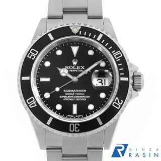 ロレックス(ROLEX)のロレックス サブマリーナ デイト 16610 ブラック Y番 メンズ 中古 腕時計(腕時計(アナログ))