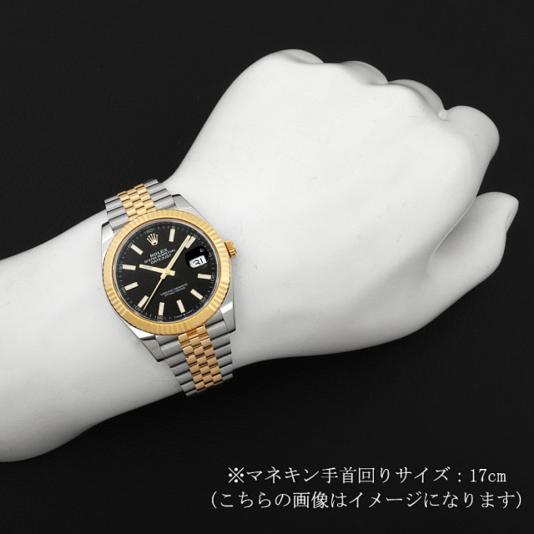 ROLEX(ロレックス)のロレックス デイトジャスト 126333 ブラック 5列 ジュビリーブレス ランダム番 メンズ 中古 腕時計 メンズの時計(腕時計(アナログ))の商品写真