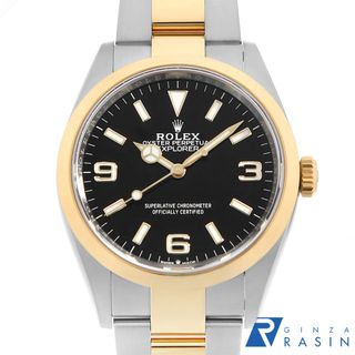 ロレックス(ROLEX)のロレックス エクスプローラーI 124273 ブラック ランダム番 メンズ 中古 腕時計(腕時計(アナログ))