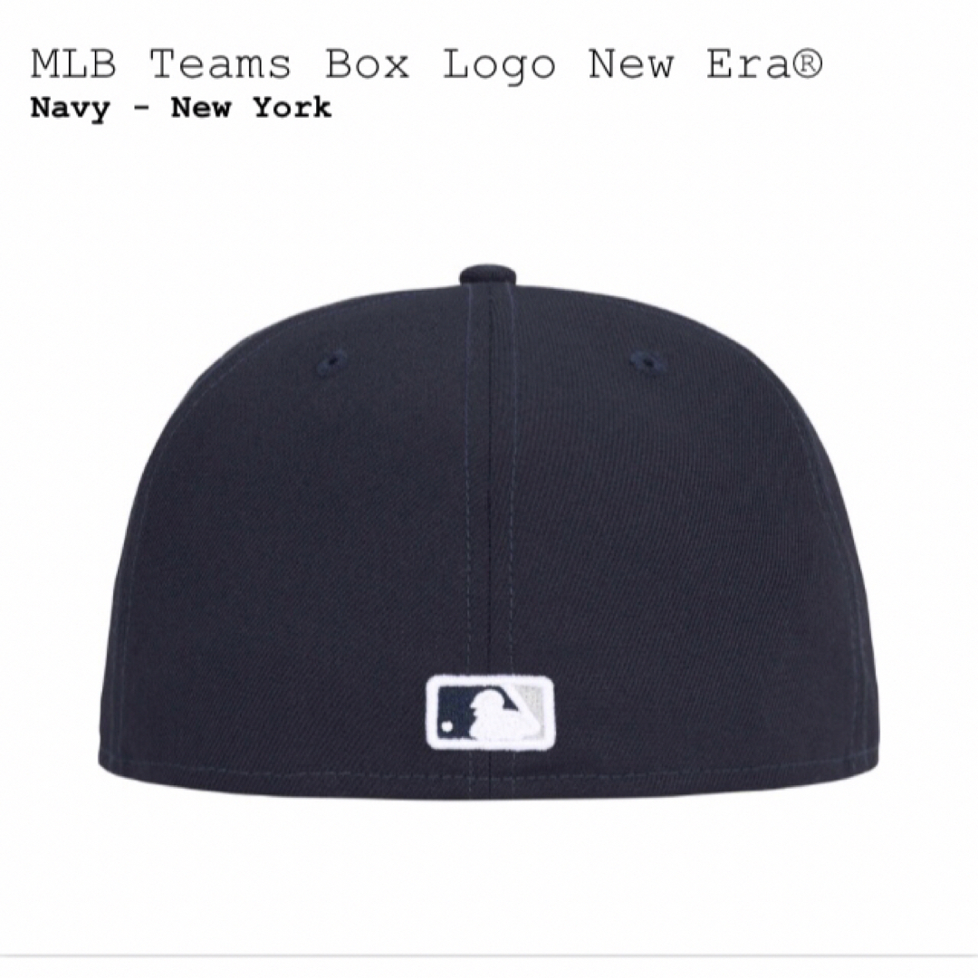 Supreme(シュプリーム)のSupreme MLB Teams Box Logo New Era Navy メンズの帽子(キャップ)の商品写真