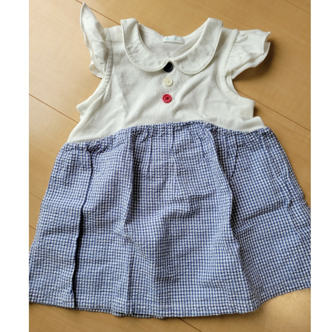 Combi mini(コンビミニ)のワンピースセット キッズ/ベビー/マタニティのベビー服(~85cm)(ワンピース)の商品写真