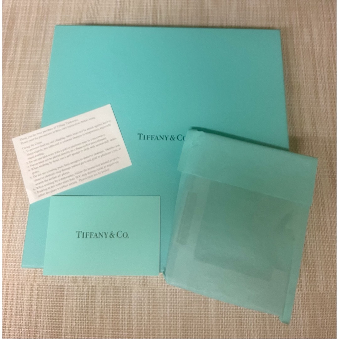 Tiffany & Co.(ティファニー)の新品未使用⭐︎ ティファニー プレート  三菱電機100周年記念品 インテリア/住まい/日用品のキッチン/食器(食器)の商品写真