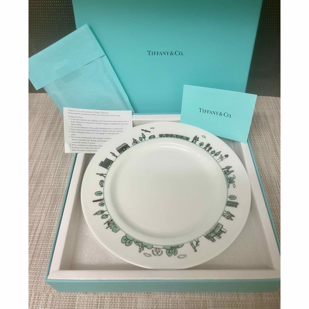 Tiffany & Co.(ティファニー)の新品未使用⭐︎ ティファニー プレート  三菱電機100周年記念品 インテリア/住まい/日用品のキッチン/食器(食器)の商品写真