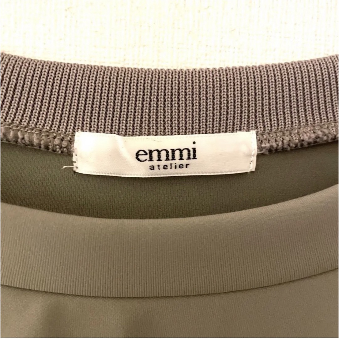 emmi atelier(エミアトリエ)のemmi atelier サスティナレッチトップス 13WCT204012 レディースのトップス(トレーナー/スウェット)の商品写真