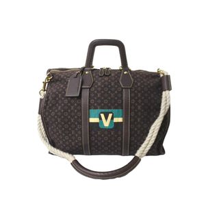 ルイヴィトン(LOUIS VUITTON)のLOUIS VUITTON ルイ ヴィトン キーポル45 モノグラム ミニラン ボストンバッグ M40019 ゴールド金具 プリント 美品 中古 62845(ボストンバッグ)