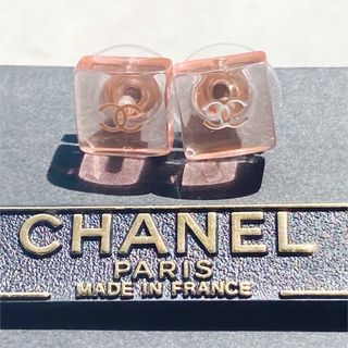 シャネル(CHANEL)のchanel ピンクピアス(ピアス)