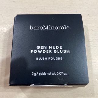 ベアミネラル(bareMinerals)のベアミネラル　ジェンヌードパウダーブラッシュ　チーク　新品未使用　(チーク)