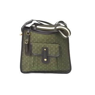 ルイヴィトン(LOUIS VUITTON)のLOUIS VUITTON ルイ ヴィトン ブザスマリーケイト ショルダーバッグ M92322 モノグラムミニ カーキ ゴールド金具 美品 中古 62730(ハンドバッグ)