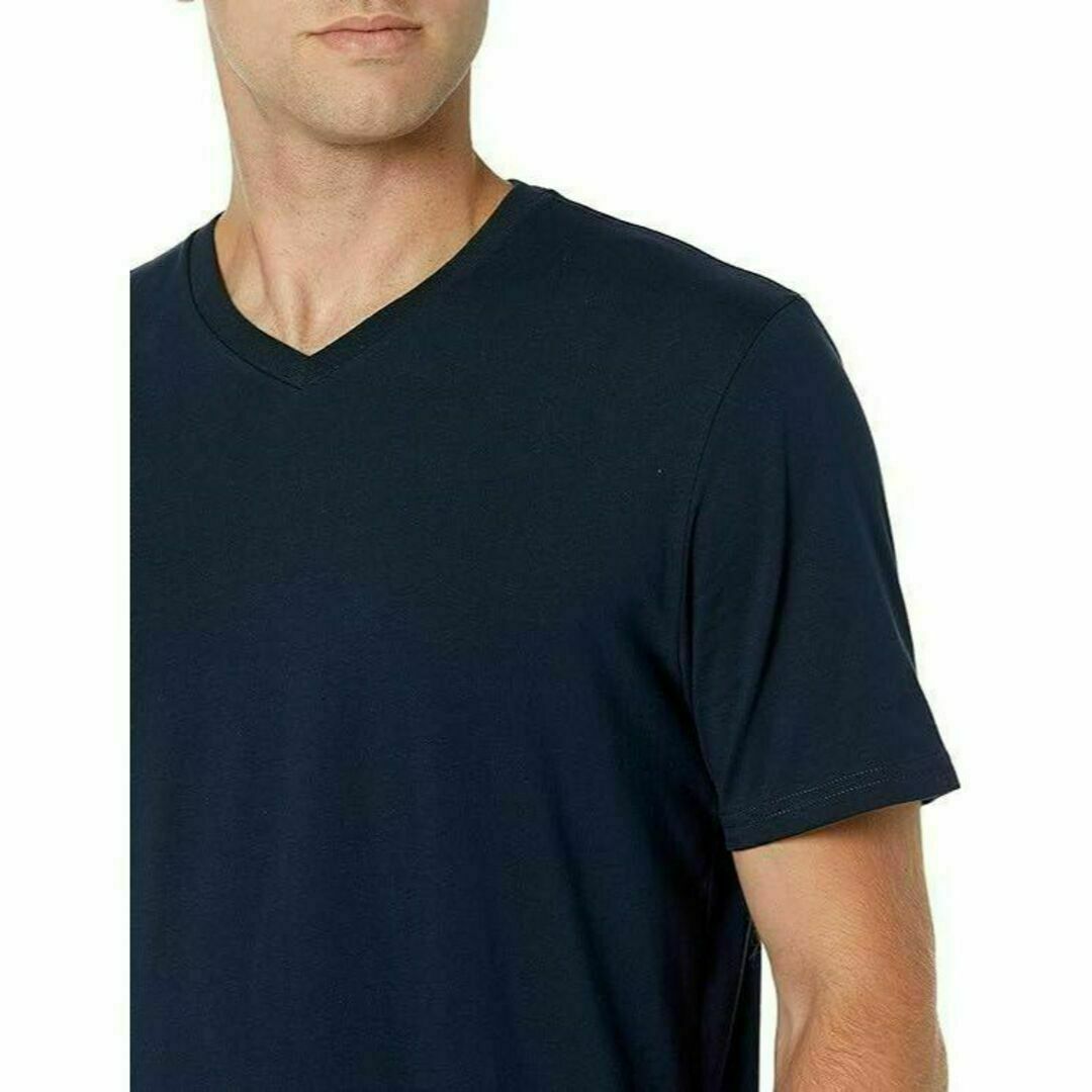 ★2枚セット★Tシャツ Vネック レギュラーフィット 半袖 メンズ 男性 メンズのトップス(Tシャツ/カットソー(半袖/袖なし))の商品写真