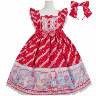 アンジェリックプリティー(Angelic Pretty)のangelicpretty melody toys jsk カチューシャ(ひざ丈ワンピース)