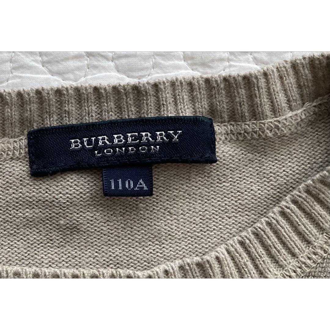 BURBERRY(バーバリー)のバーバリー  Burberry ニット　コットン　110 100 キッズ/ベビー/マタニティのキッズ服男の子用(90cm~)(ニット)の商品写真