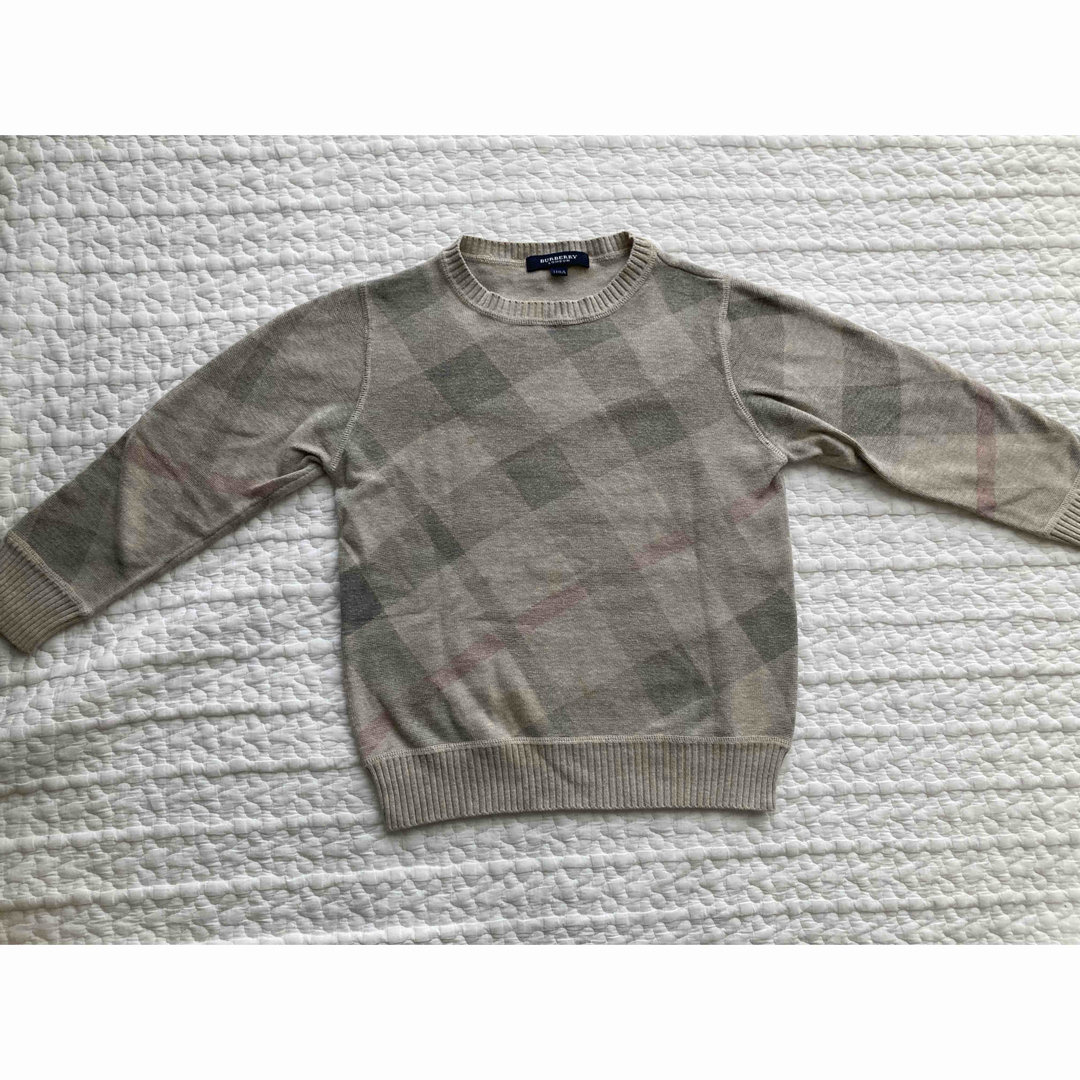 BURBERRY(バーバリー)のバーバリー  Burberry ニット　コットン　110 100 キッズ/ベビー/マタニティのキッズ服男の子用(90cm~)(ニット)の商品写真