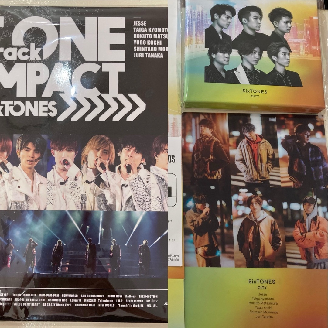 SixTONES(ストーンズ)のSixTONES CITY TrackONE IMPACT 初回盤Blu-ray エンタメ/ホビーのタレントグッズ(アイドルグッズ)の商品写真