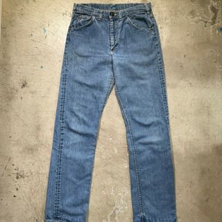 70's Lee 200Z デニムパンツ ストレート 最終サイド黒タグ W33